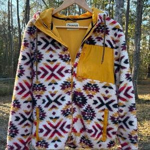 Dravus Women's Multicolor Fleece Jacket